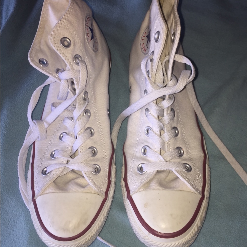 White high top converse